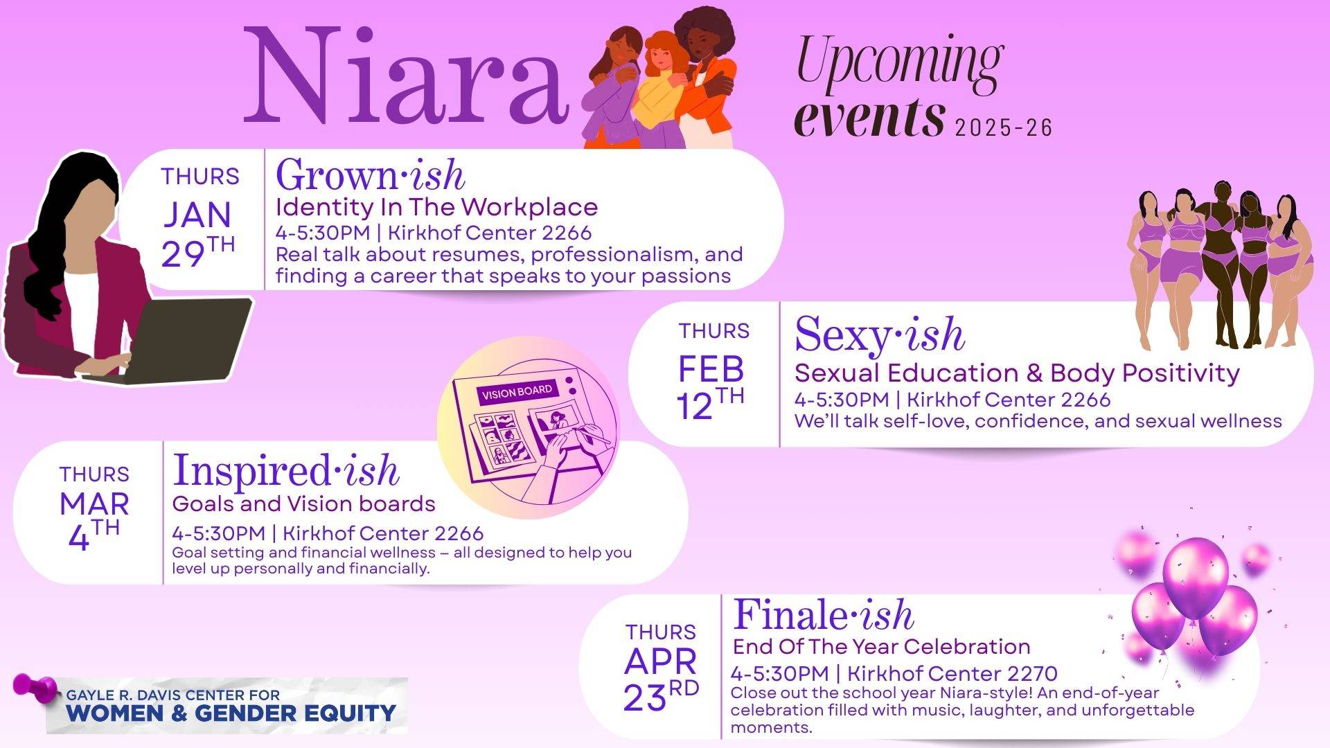 Spring26 Niara Schedule